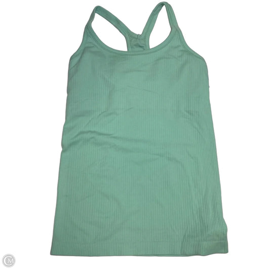 Athletic Tank Top Designer By Lululemon In Green, Size: M