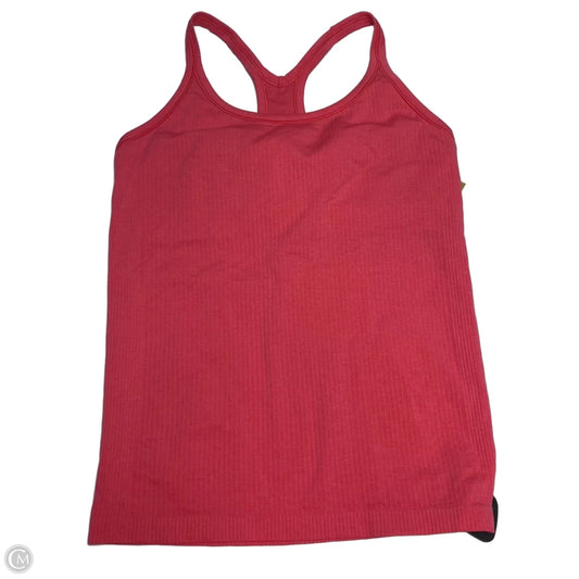 Athletic Tank Top Designer By Lululemon In Pink, Size: M