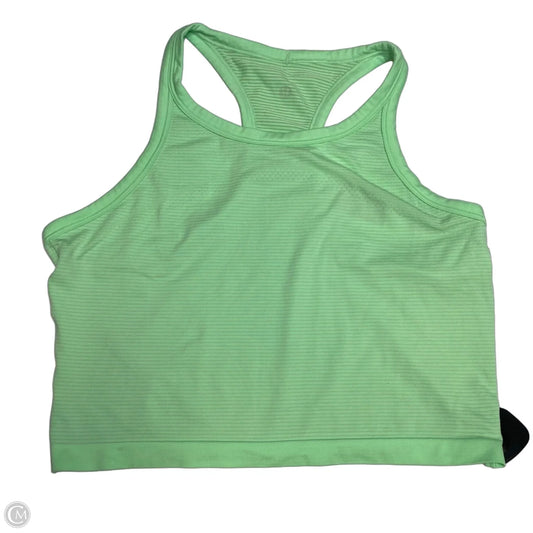 Athletic Tank Top Designer By Lululemon In Green, Size: L