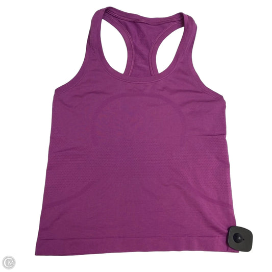 Athletic Tank Top Designer By Lululemon In Purple, Size: S
