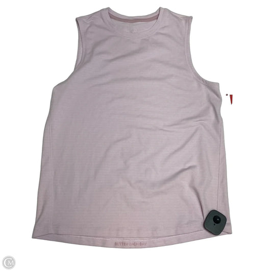Athletic Tank Top Designer By Lululemon In Pink, Size: M