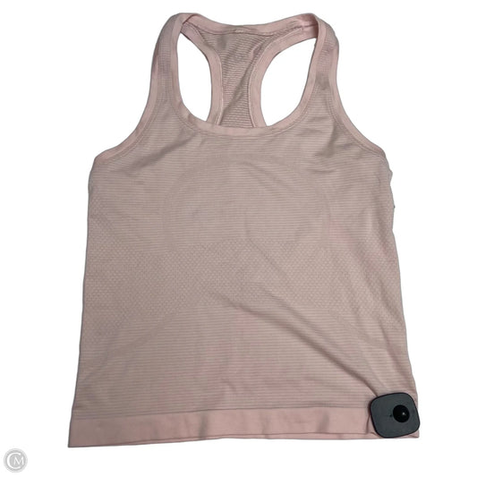 Athletic Tank Top Designer By Lululemon In Pink, Size: S