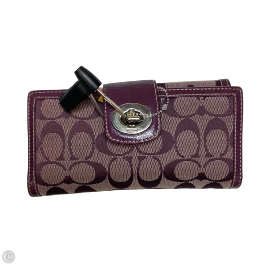 Wallet Designer By Coach, Size: Large