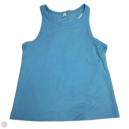 Athletic Tank Top Designer By Lululemon In Blue, Size: M
