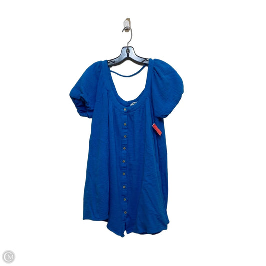 Dress Casual Short By Vestique In Blue, Size: M
