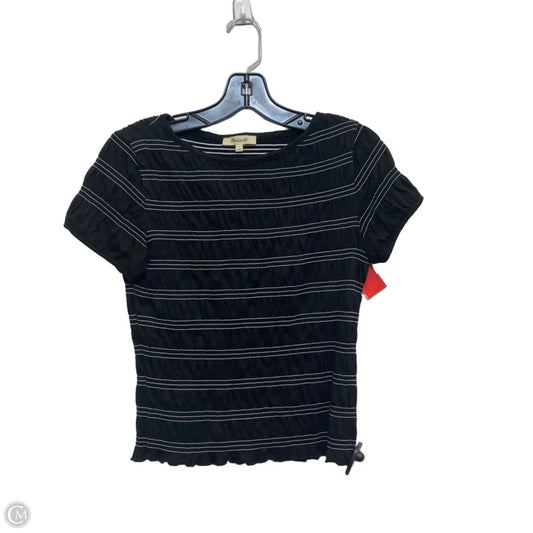 Top Short Sleeve By Madewell In Black, Size: S