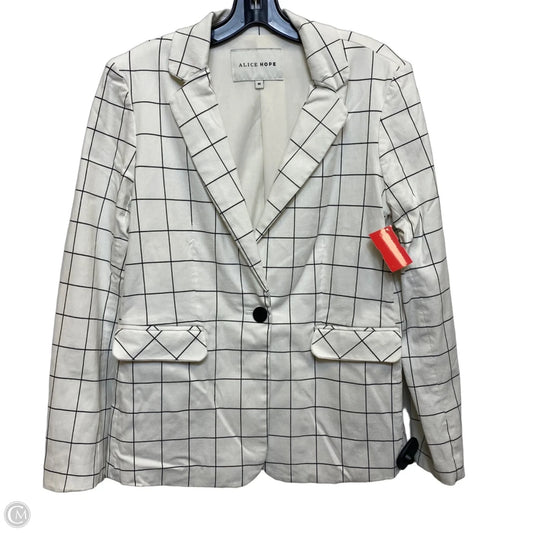 Blazer By Alice Hope In White, Size: M