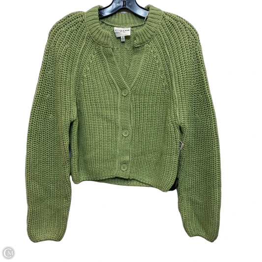 Sweater Cardigan By Willow & Wind In Green, Size: S