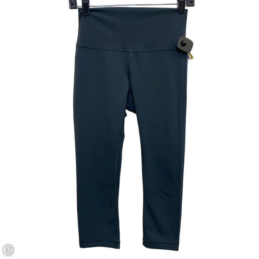 Athletic Leggings Capris Designer By Lululemon In Grey, Size: S