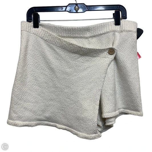 Skort By Free People In Cream, Size: L