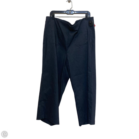Pants Cropped By Jules & Leopold In Grey, Size: 2x