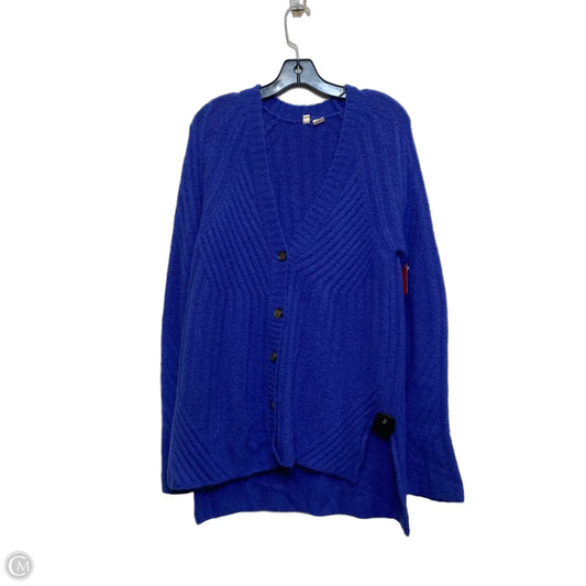 Sweater Cardigan By Moth In Blue, Size: Xs