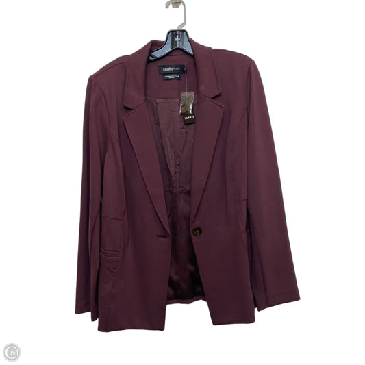 Blazer By Torrid In Maroon, Size: 2x