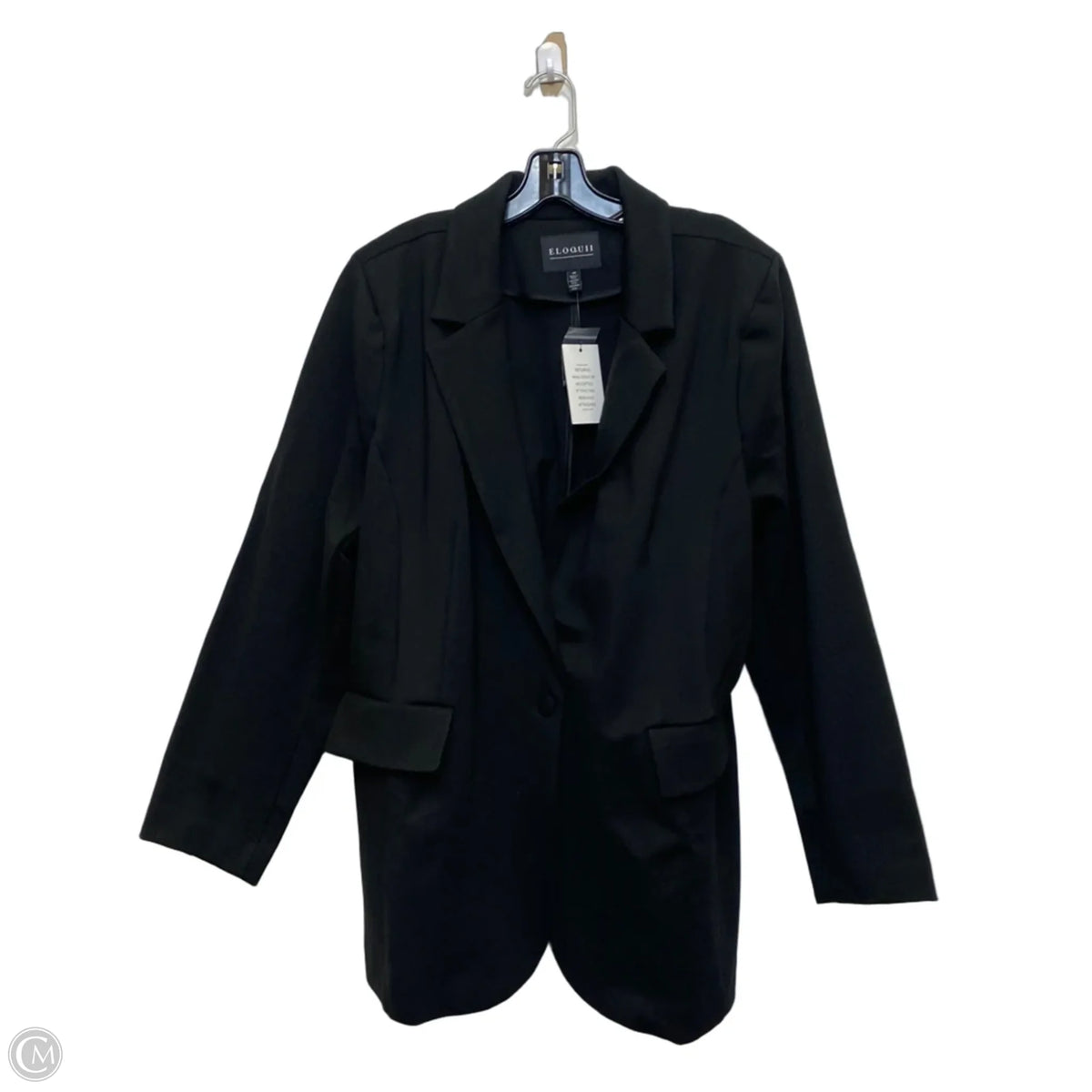 Blazer By Eloquii In Black, Size: 2x