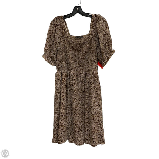 Dress Casual Short By Hesperus In Black & Brown, Size: 2x