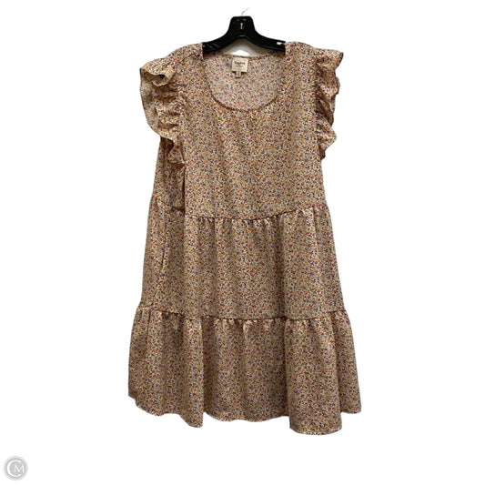 Dress Casual Short By Hayden La In Floral Print, Size: 1x