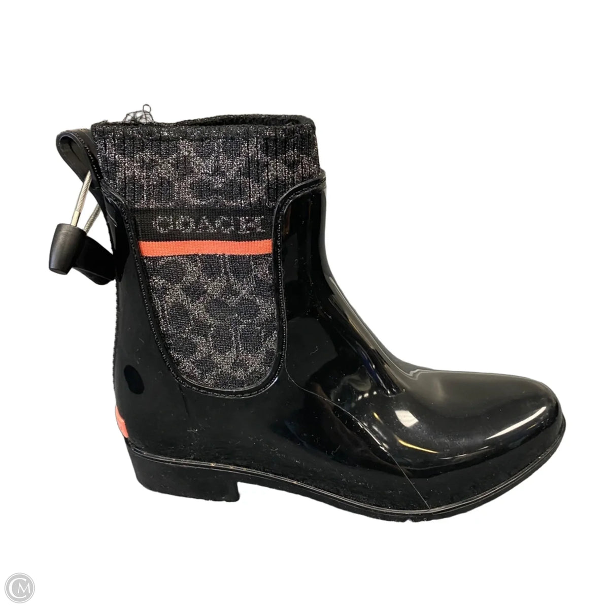 Boots Designer By Coach In Black, Size: 6
