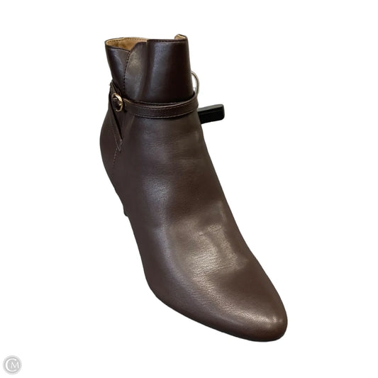 Boots Ankle Heels By Life Stride In Bronze, Size: 10