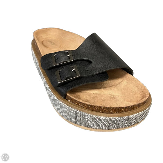 Sandals Heels Platform By Sonoma In Black, Size: 9
