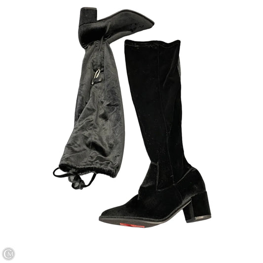 Boots Over-the-knee Heels By Cato In Black, Size: 10