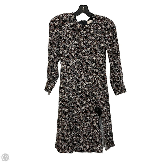 Dress Casual Midi By Loft In Black, Size: Xxsp
