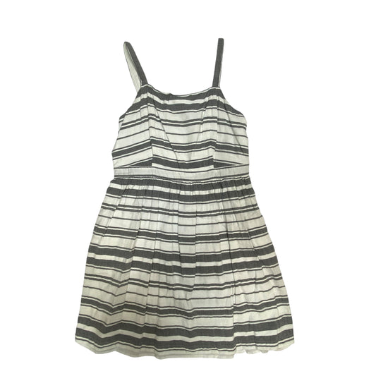 Dress Casual Short By Loft In Grey & White, Size: S