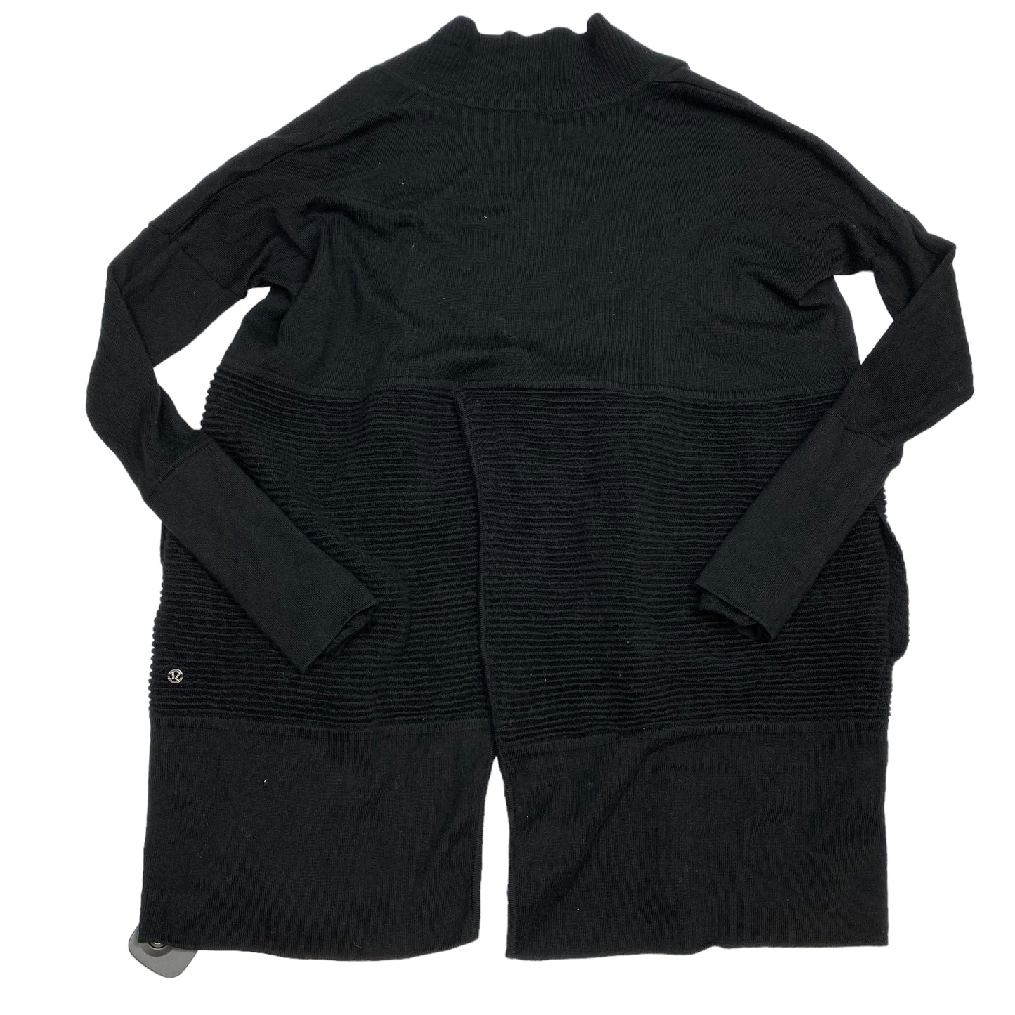 Sweater Cardigan Designer By Lululemon In Black, Size: S