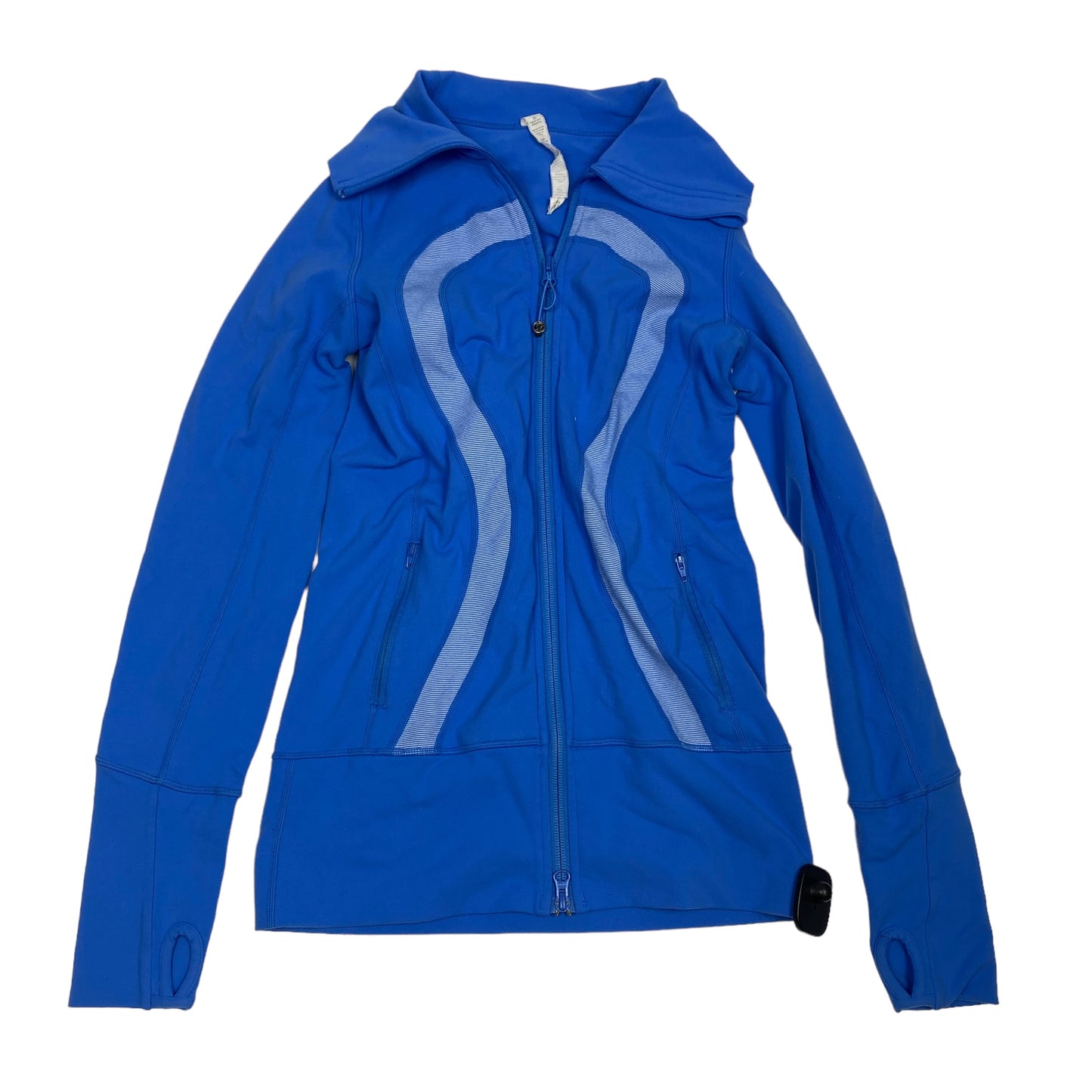 Athletic Jacket By Lululemon In Blue, Size: 4