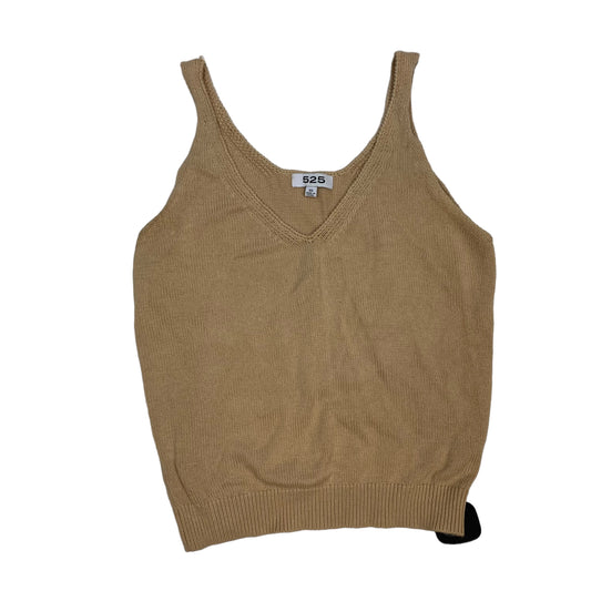 Top Sleeveless By 525 In Tan, Size: Xs