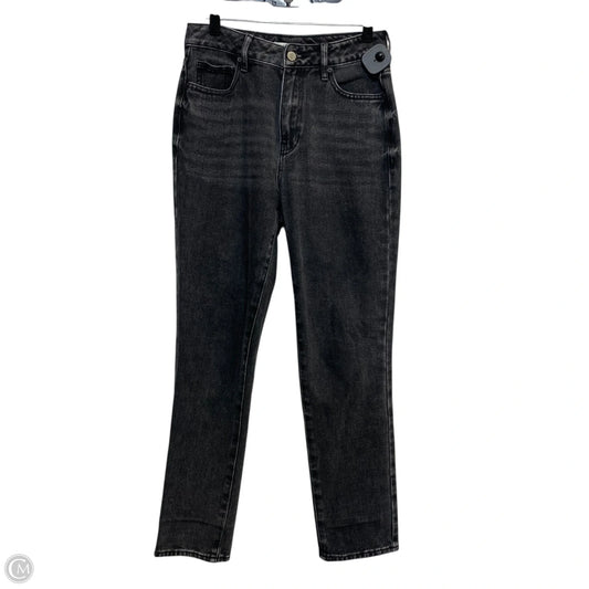 Jeans Boyfriend By Pacsun In Black Denim, Size: 2