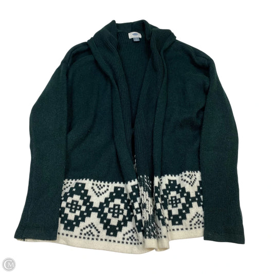 Sweater Cardigan By Old Navy In Green, Size: S