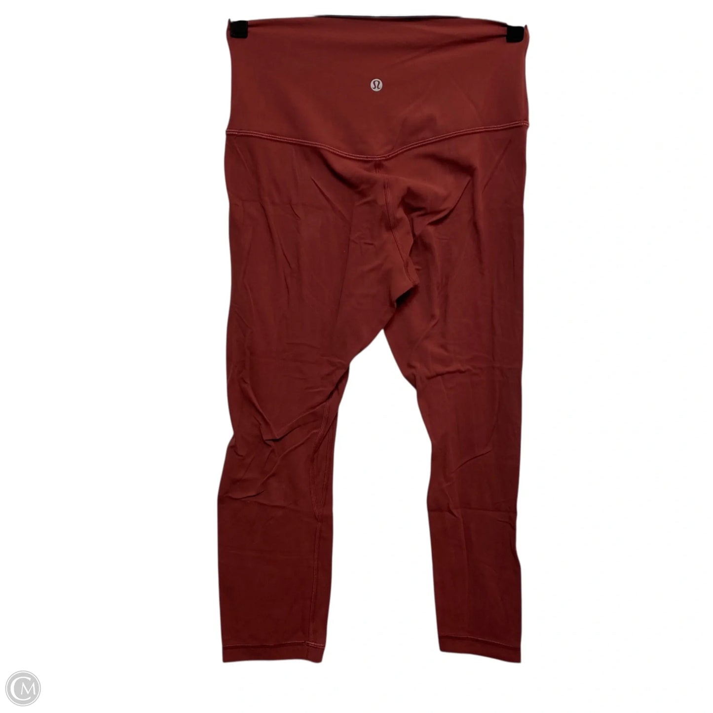 Athletic Leggings Designer By Lululemon In Red, Size: S