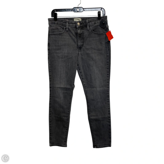 Jeans Straight By Piaza Italia  In Black Denim, Size: 8