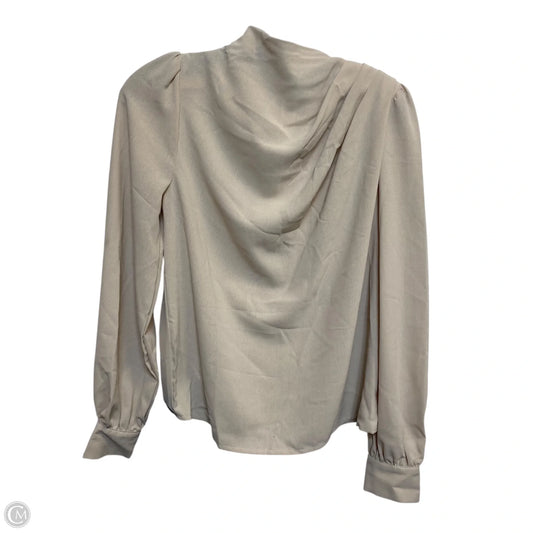 Top Long Sleeve By Shein In Tan, Size: S