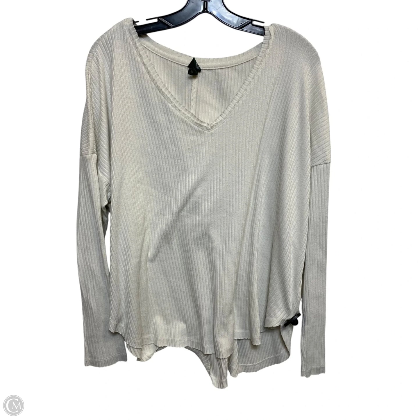 Top Long Sleeve By Wild Fable In Cream, Size: Xl
