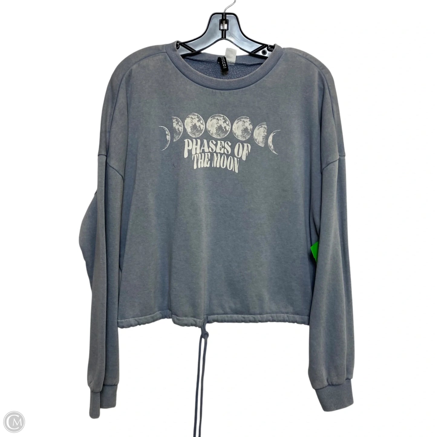 Sweatshirt Crewneck By Divided In Blue, Size: L