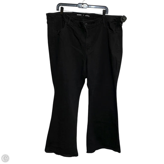 Jeans Flared By Old Navy In Black Denim, Size: 22