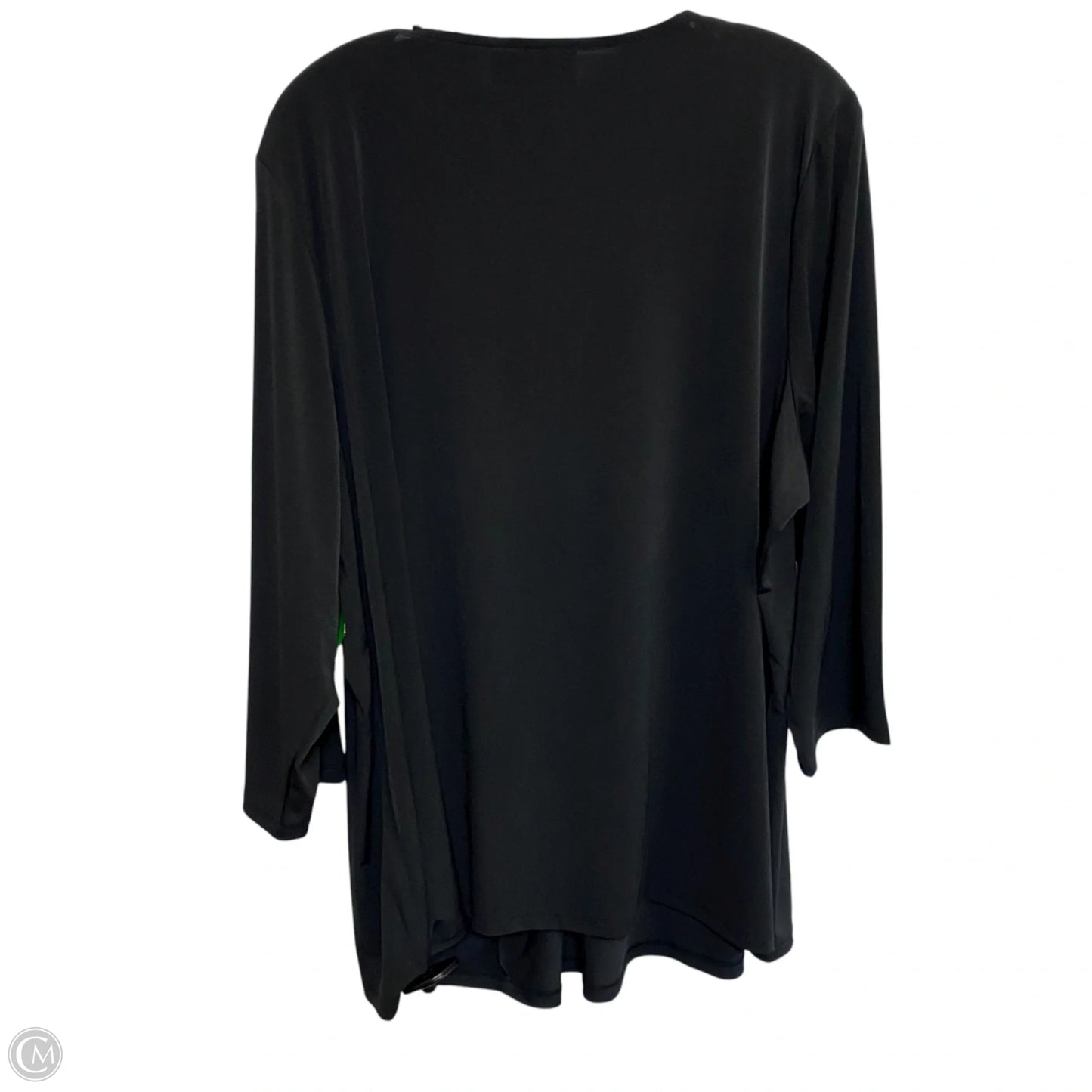 Top Long Sleeve By Lane Bryant In Black, Size: 3x