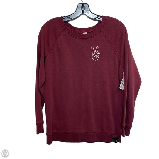 Sweatshirt Crewneck By Old Navy In Red, Size: S