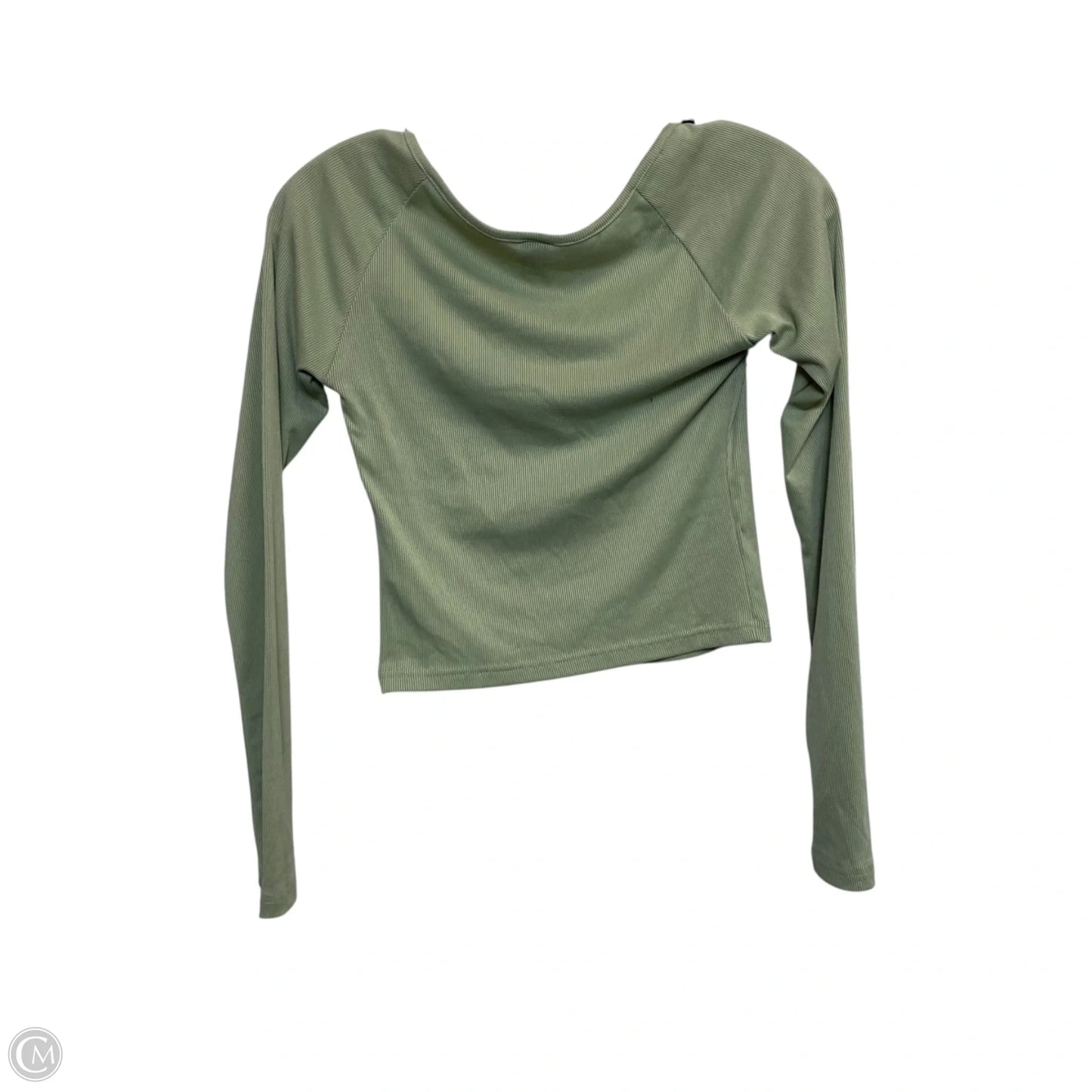 Top Long Sleeve By Dazy In Green, Size: M
