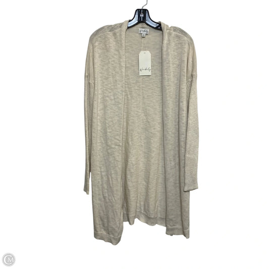 Cardigan By Wonderly In Cream, Size: M