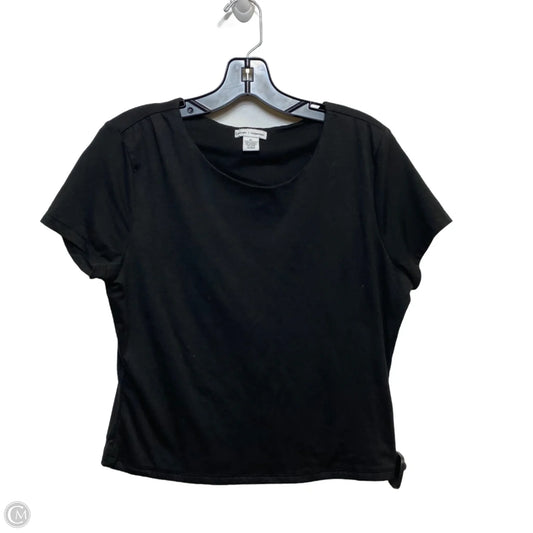Top Short Sleeve By Better Together In Black, Size: Xl