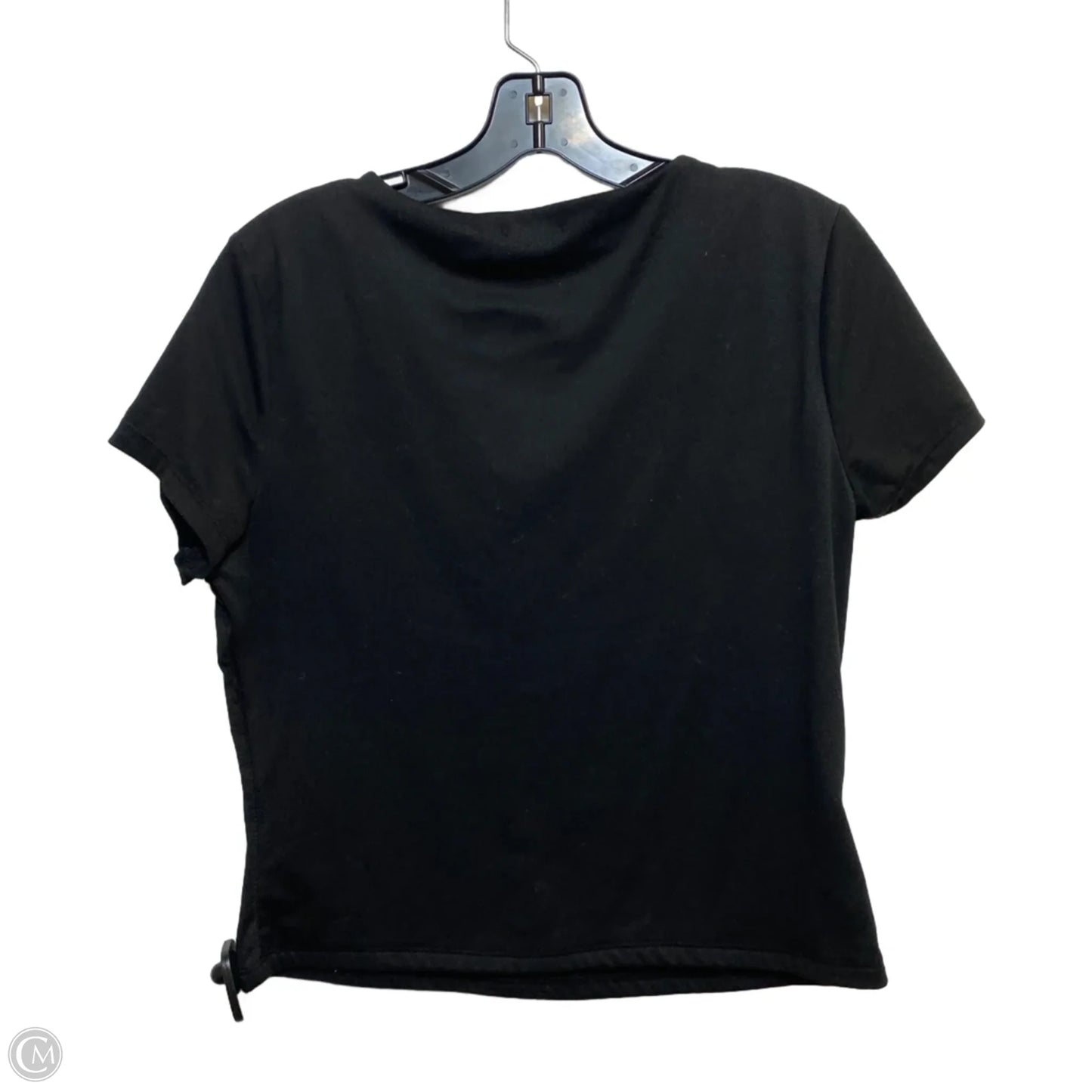 Top Short Sleeve By Better Together In Black, Size: Xl