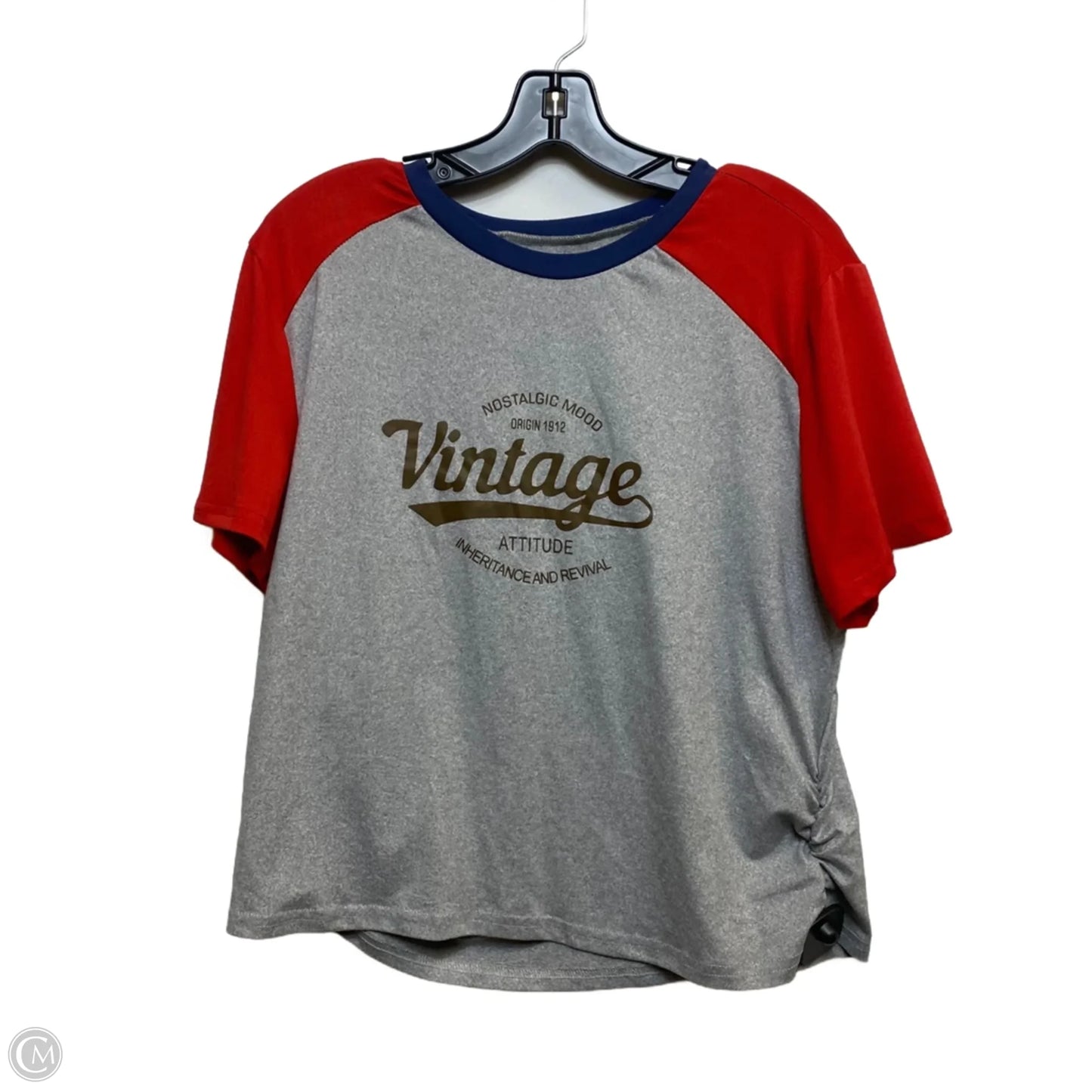 Top Sleeveless By Shein In Grey, Size: Xl