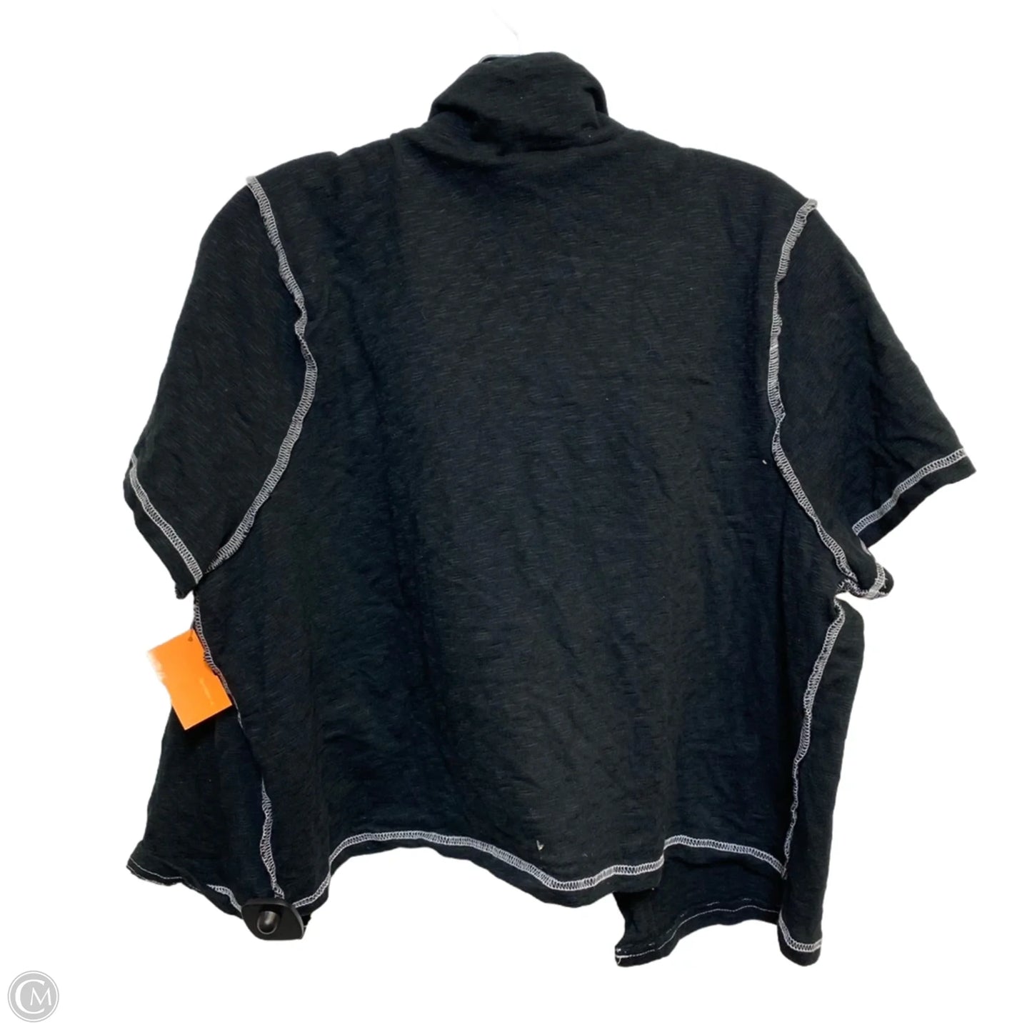 Top Short Sleeve By Forever 21 In Black, Size: 2x