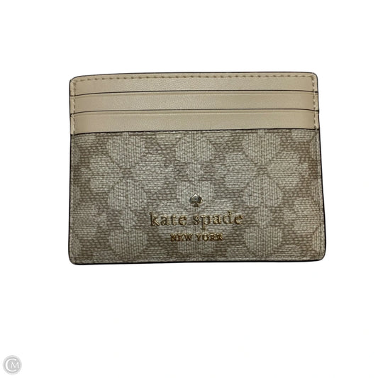 Id/card Holder Designer By Kate Spade, Size: Small