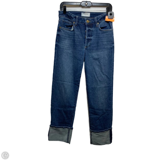Jeans Straight By Evereve In Blue Denim, Size: 6