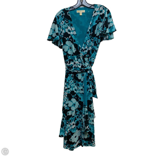Dress Casual Midi By Michael By Michael Kors In Blue, Size: Xl
