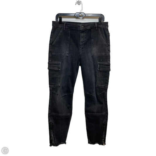 Jeans Designer By All Saints In Black Denim, Size: 30