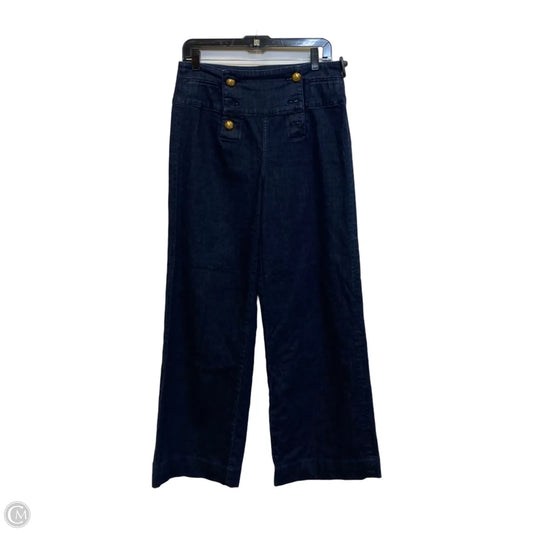 Jeans Wide Leg By Lauren Jeans Co In Blue Denim, Size: 8